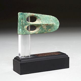 Canaanite bronze duck bill axe head
