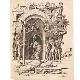 Amand-Durand, Mantegna print, Descent Into Hell