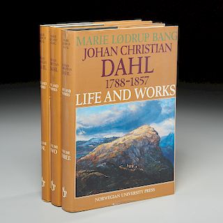 BOOKS: (3) Vols Johan C. Dahl Catalogue Raisonne