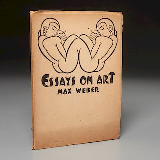 BOOKS: Max Weber SIGNED Essays on Art