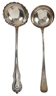 English Silver and Sterling Ladles