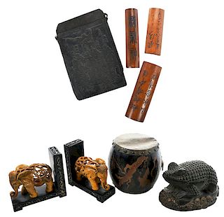 Eight Asian Decorative Items