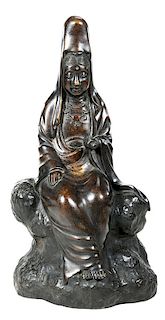 Tibetan Bronze Guanyin