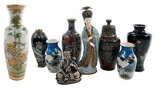 Nine Japanese Decorative Objects