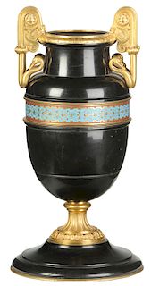Russian Néo-Grec Marble and Ormolu Mounted Vase