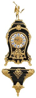 A Louis XIV Clock with Bracket