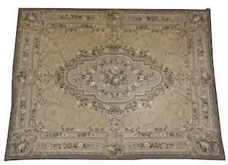 Palatial Aubusson Style Hand Woven Tapestry or Rug