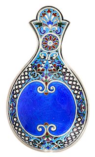 Russian Silver Kovsh, Attributed to Fabergé