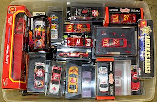 tote full of1:43 scale diecast race cars