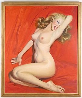 Howard Connelly, Nude Painting of Marilyn Monroe