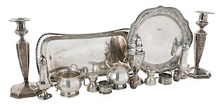 15 Sterling Table Items
