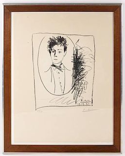 Pablo Picasso "Rimbaud" Lithograph, Signed