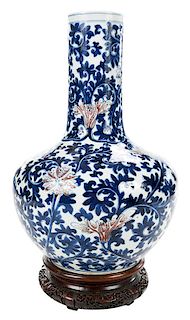 Kangxi Blue and White Vase