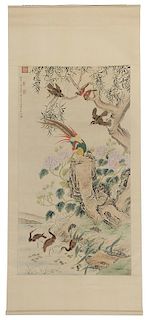 Fine Chinese Hand Painted Scroll