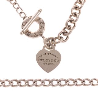 A Sterling Tiffany & Co Necklace & Bracelet