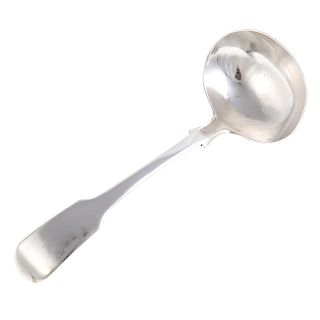 George III silver gravy ladle