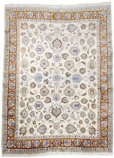 Fine Hand Woven Persian Nain Rug (9'7" x 13' 31/2"