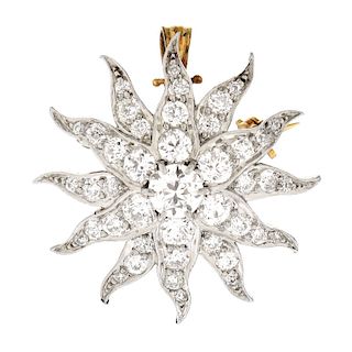 Antique Tiffany & Co Diamond Pendant
