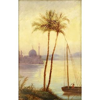 19/20th C O/C "Mosque On The Nile"