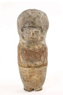 Pre Columbian Pottery Figure, Ecuadorian