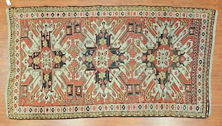Rare Eagle Kazak rug, approx. 4.6 x 8.1