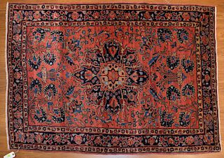 Antique Sarouk rug, approx. 3.6 x 4.10