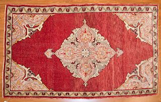 Antique Turkish Oushak rug, approx. 3.8 x 5.7
