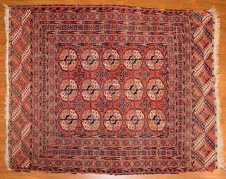 Antique Tekke Bohkara rug, approx. 4 x 4.8