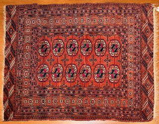 Antique Turkemon Bohkara rug, approx. 3.8 x 4.8