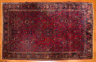 Antique Sarouk rug, approx. 4.1 x 6.6