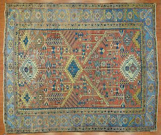 Antique Herez carpet, approx. 10.1 x 11.10