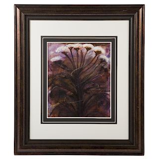 Jim Dine. "Heracleum," mixed media on paper