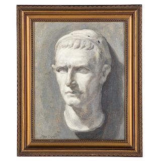 Stere Grant. "Augustus," oil on artist board