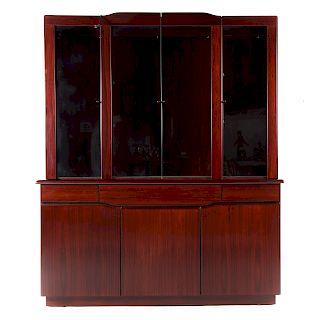 Skovby rosewood veneer china cabinet