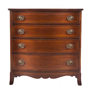 Potthast Georgian style mahogany chest of drawers