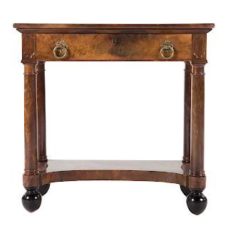George IV mahogany dressing table