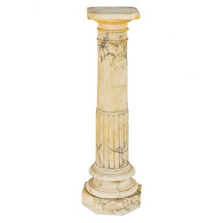 Continental marble pedestal
