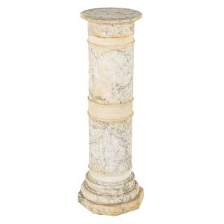 Continental marble pedestal