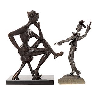 Contemporary bronze sculpture and metal sculpture