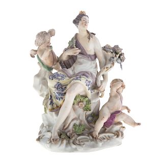 Meissen porcelain mythological group