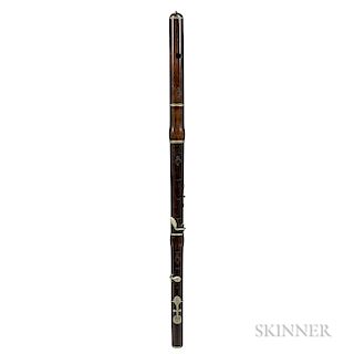 French Four-keyed Flute, Martin Frères, c. 1880
