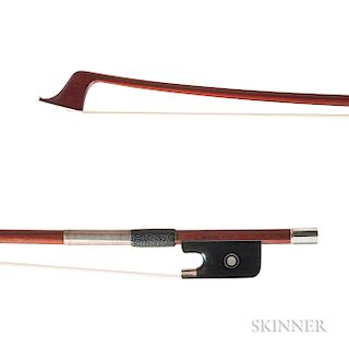 Silver-mounted Violoncello Bow, Kunitaka Ose