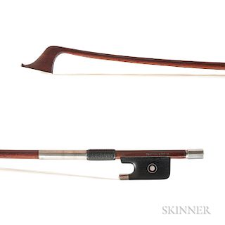 French Silver-mounted Violoncello Bow