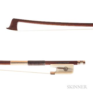 Gold-mounted Viola Bow