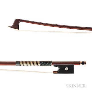 Gold-mounted Violin Bow, Attributed to Roger Zabinski
