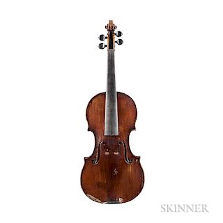 French Violin, Nicolas Simoutre, c. 1875