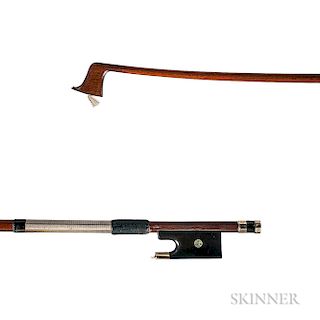 Gold-mounted Violin Bow, c. 1880