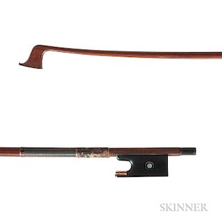 Gold-mounted Violin Bow, Otto A. Hoyer
