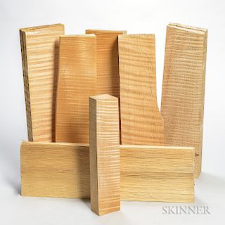 Five Violin Backs, One Neck Block, and One Top.