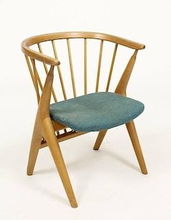Danish Modern George Tanier Spindle Back Chair